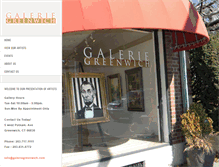 Tablet Screenshot of galeriegreenwich.com